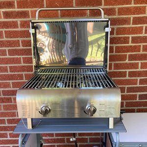 Pit Boss Grills 75275 Stainless Steel Two-Burner Portable Grill